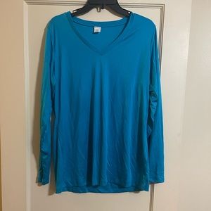 Sport Tek blue long sleeve. Size XL